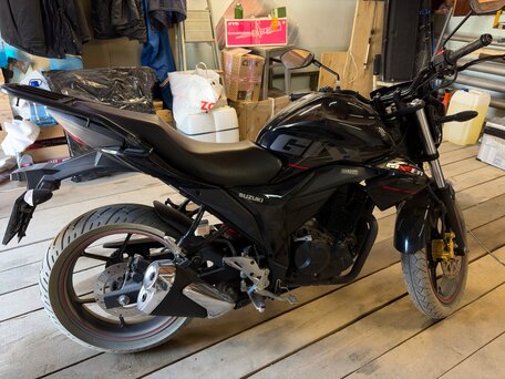 2019 Suzuki Gixxer 150, чёрный, 230000 рублей, вид 4