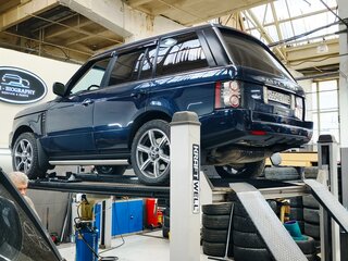 2012 Land Rover Range Rover III Рестайлинг 2, синий, 3000000 рублей, вид 3