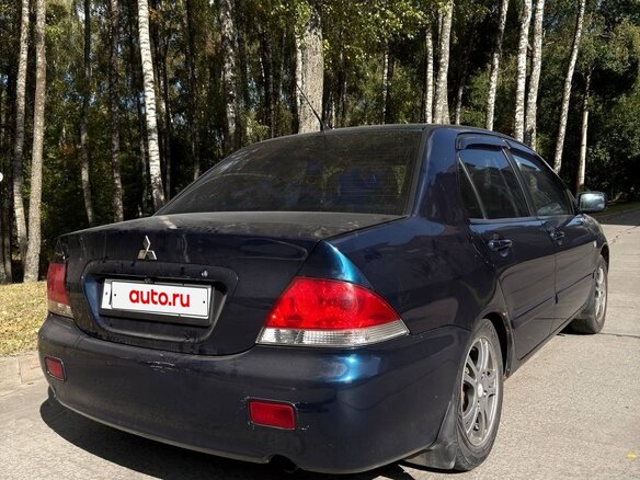 2007 Mitsubishi Lancer IX Рестайлинг, синий, 270000 рублей - вид 2