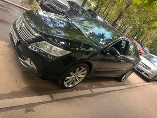 2012 Toyota Camry VII (XV50), чёрный, 1250000 рублей, вид 3