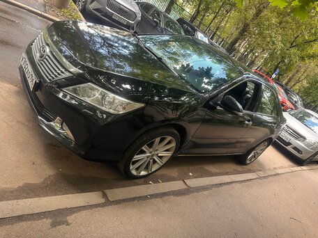 2012 Toyota Camry VII (XV50), чёрный, 1250000 рублей, вид 5