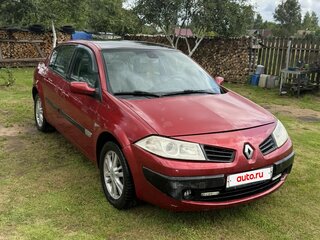2006 Renault Megane II Рестайлинг, красный, 360000 рублей, вид 4