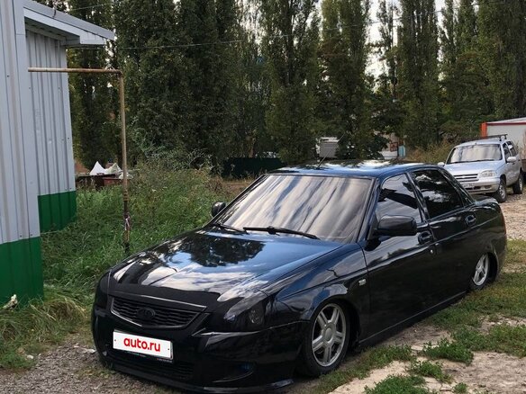 2011 Lada (ВАЗ) Priora I, чёрный, 950000 рублей - вид 2