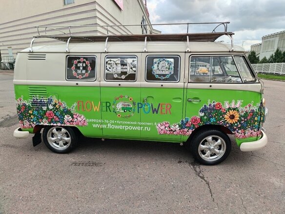 1965 Volkswagen Type 2 T1, зелёный - вид 15