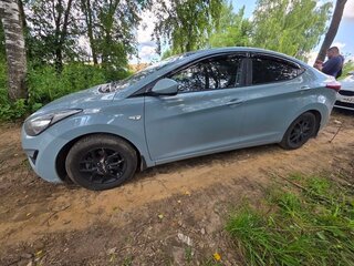 2014 Hyundai Elantra V (MD) Рестайлинг, голубой, 1100000 рублей, вид 4