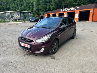 2012 Hyundai Solaris I, фиолетовый, 520000 рублей, вид 2