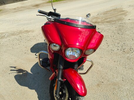 2010 Kawasaki VN1700 Vulcan, красный, 700000 рублей, вид 2