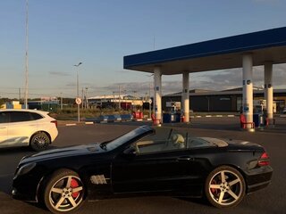 2005 Mercedes-Benz SL-Класс 500 7-speed V (R230), чёрный, 1700000 рублей, вид 2