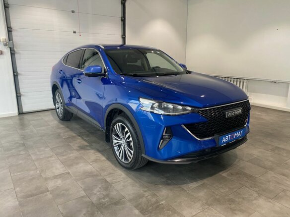 2022 Haval F7x I Рестайлинг, синий - вид 2