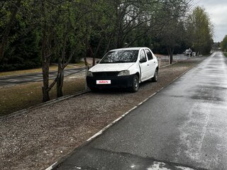 2007 Renault Logan I, белый, 180000 рублей, вид 1