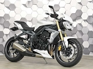 2013 Triumph Street Triple, белый, 517000 рублей, вид 1