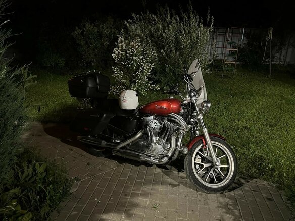2014 Harley-Davidson Sportster 1200, оранжевый, 790000 рублей - вид 7