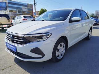 2021 Volkswagen Polo VI, белый, 1639000 рублей, вид 1