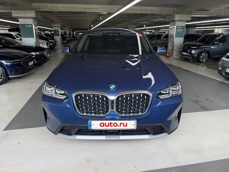 2025 BMW X4 20i II (G02) Рестайлинг, синий, 7800000 рублей, вид 3
