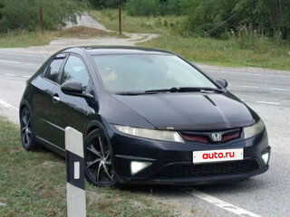 2008 Honda Civic VIII, чёрный, 569999 рублей, вид 4