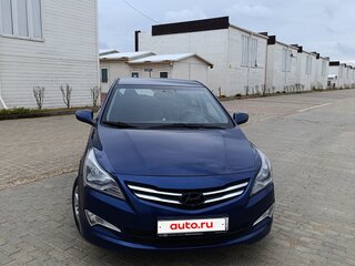2016 Hyundai Solaris I Рестайлинг, синий, 1050000 рублей, вид 1