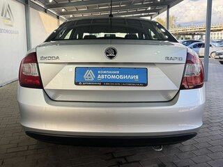 2017 Skoda Rapid I Рестайлинг, серебристый, 1219000 рублей, вид 4