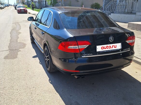 2014 Skoda Superb DSG II Рестайлинг, чёрный, 1450000 рублей - вид 5