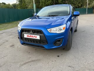 2014 Mitsubishi ASX I Рестайлинг, синий, 1110000 рублей, вид 2