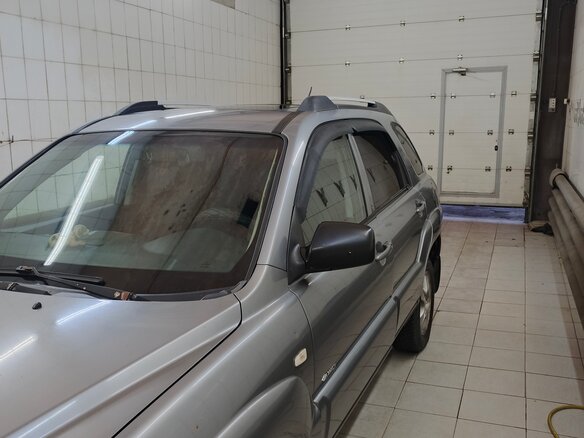 2006 Kia Sportage II, серебристый, 730000 рублей - вид 5