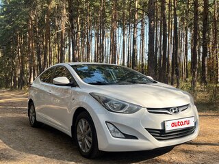 2013 Hyundai Elantra V (MD) Рестайлинг, белый, 990000 рублей, вид 1