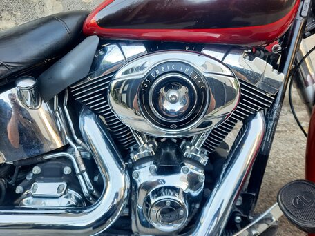 2012 Harley-Davidson Heritage, красный, 975000 рублей, вид 5
