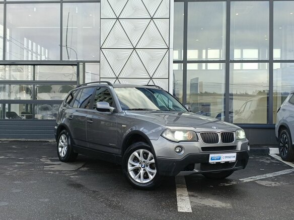 2010 BMW X3 20d I (E83) Рестайлинг, серый - вид 2