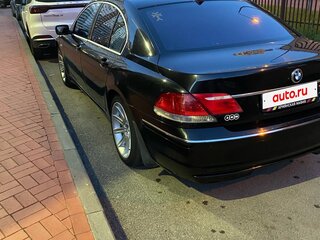 2006 BMW 7 серии 750i IV (E65/E66) Рестайлинг, чёрный, 660000 рублей, вид 5