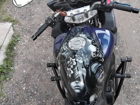 2008 Yamaha FZ6, синий, 450000 рублей, вид 4