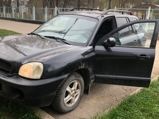 2004 Hyundai Santa Fe I, чёрный, 240000 рублей, вид 2