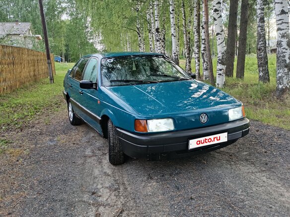 1990 Volkswagen Passat B3, зелёный, 110000 рублей - вид 8