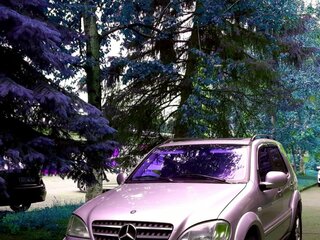 2001 Mercedes-Benz M-Класс 320 I (W163) Рестайлинг, серебристый, 700000 рублей, вид 2
