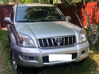 2008 Toyota Land Cruiser Prado 5-speed 120 Series Рестайлинг, серебристый, 2550000 рублей, вид 2