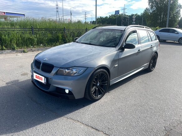 2006 BMW 3 серии 330xd V (E90/E91/E92/E93), серый, 1550000 рублей - вид 2
