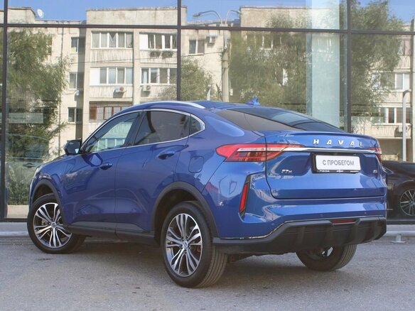 2023 Haval F7x I Рестайлинг, синий - вид 6