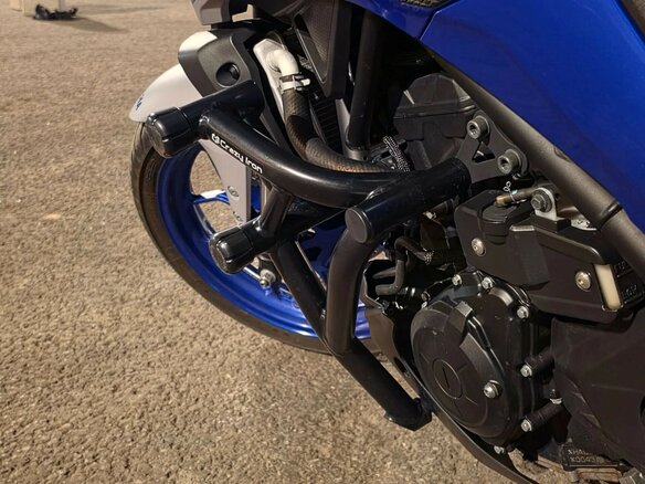 2021 Yamaha MT-03, синий, 600000 рублей - вид 7