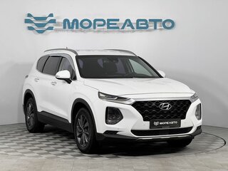 2018 Hyundai Santa Fe IV, белый, 2540000 рублей, вид 3