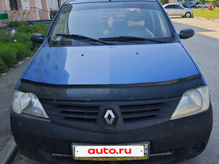 2007 Renault Logan I, синий, 350000 рублей, вид 1