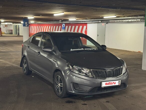 2012 Kia Rio 4-speed III, серый - вид 2