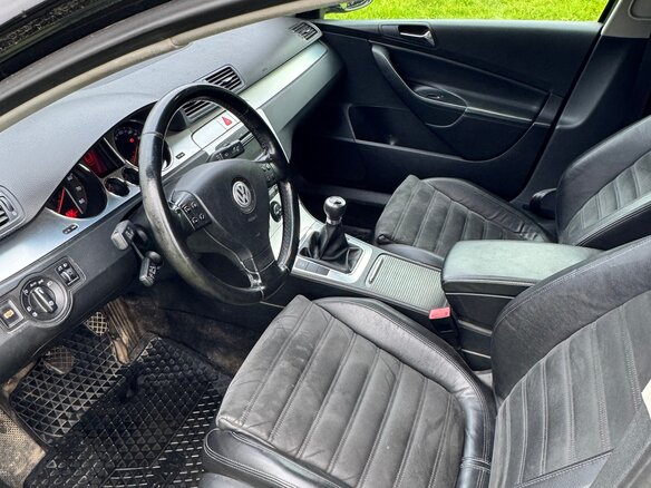 2008 Volkswagen Passat B6, чёрный - вид 6