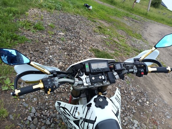 2008 Suzuki DR-Z 400 SM, белый, 410000 рублей - вид 17