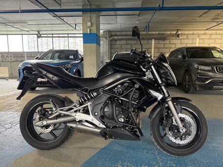 2011 Kawasaki ER-4N, чёрный, 365000 рублей, вид 2