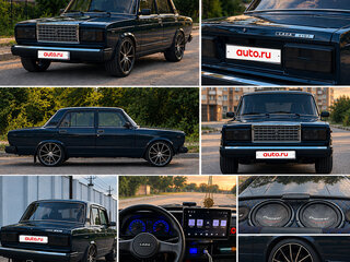 2011 Lada (ВАЗ) 2107, синий, 390000 рублей, вид 2