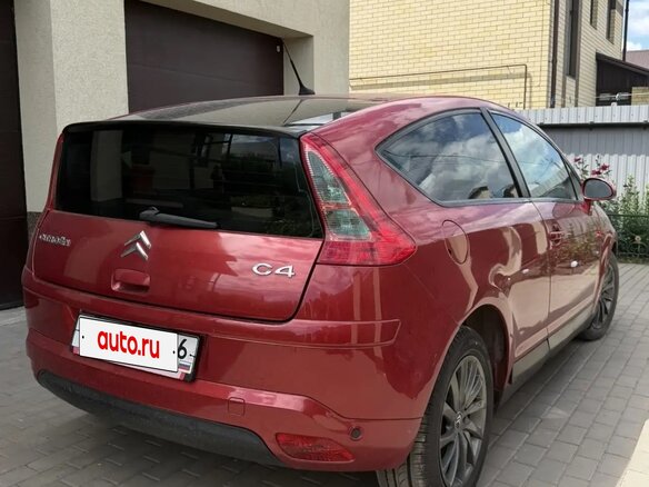 2008 Citroen C4 I Рестайлинг, красный, 350000 рублей - вид 4