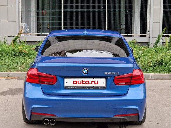 2018 BMW 3 серии 320d VI (F3x) Рестайлинг, синий, 2630000 рублей - вид 3