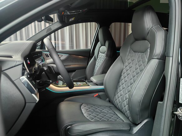 2024 Audi Q7 50 TDI II (4M) Рестайлинг 2, чёрный - вид 23