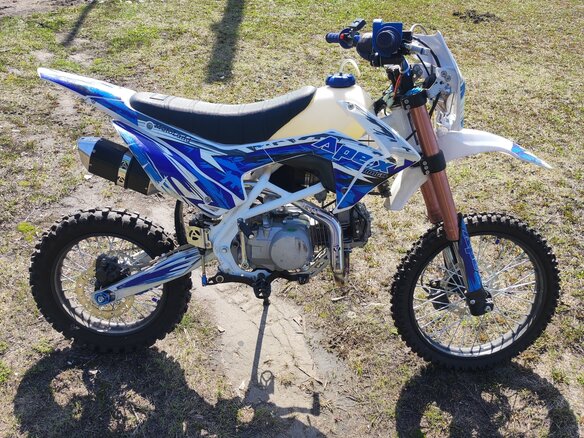 2018 Motoland APEX140, голубой, 115000 рублей - вид 5