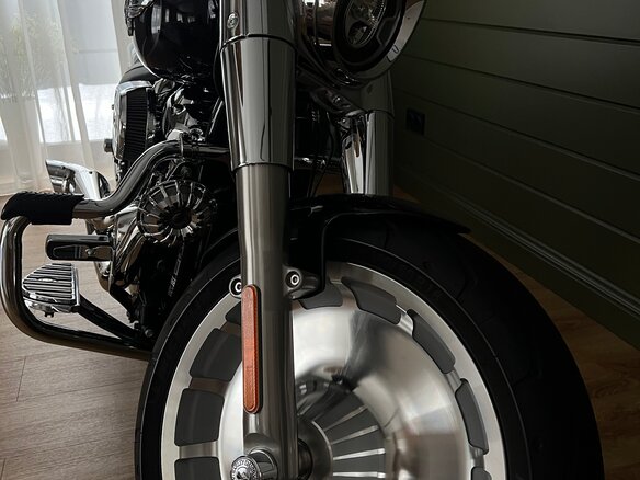 2020 Harley-Davidson Fat Boy, чёрный, 3000000 рублей - вид 4