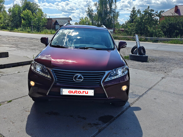 2013 Lexus RX 350 III Рестайлинг, красный, 2360000 рублей - вид 6
