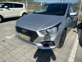 2018 Hyundai Solaris II, серебристый, 1310000 рублей, вид 1